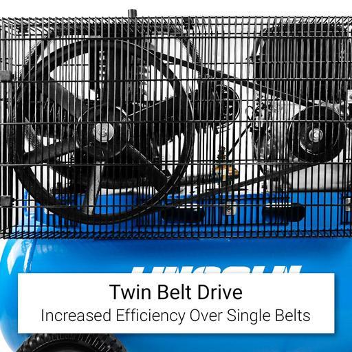 Lincoln L6560HP 60L 5.5HP Honda Powered Triple Piston Twin Belt Driven Air Compressor – image 14