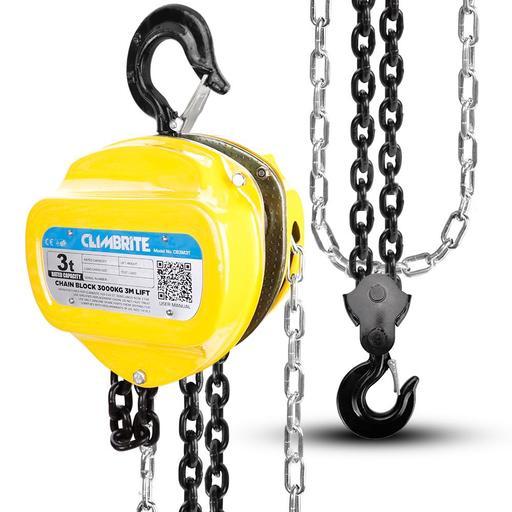 Climbrite CB3M3T 3M 3000kg Chain Block – image 2
