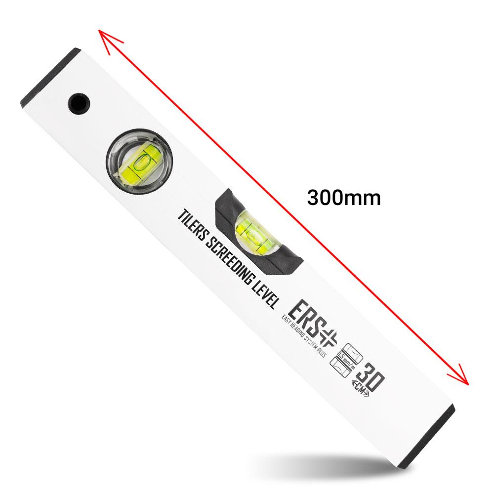 Xtorque XTSL30 300mm Platinum S60 Series Low Profile Tilers Spirit Level White – image 2