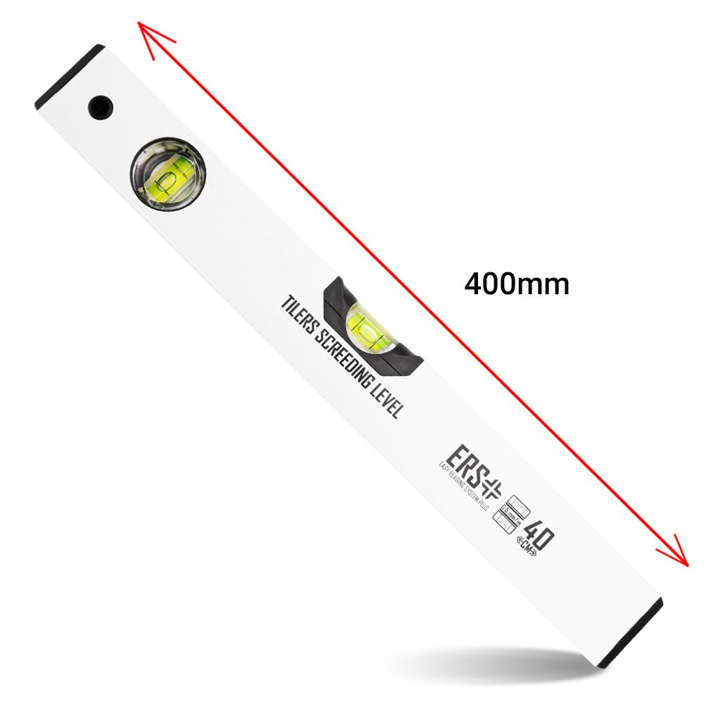 Xtorque XTSL40 400mm Platinum S60 Series Low Profile Tilers Spirit Level White – image 2