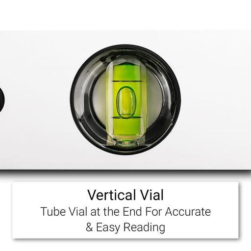 Xtorque XTSL100 1000mm Platinum S60 Series Low Profile Tilers Spirit Level White – image 5