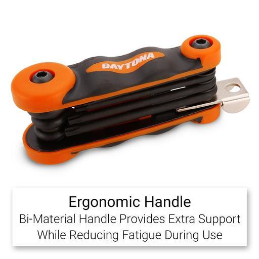 Daytona D7FTRX 7pce Folding Hex Key Torx Wrench Set T10-T40 – image 6