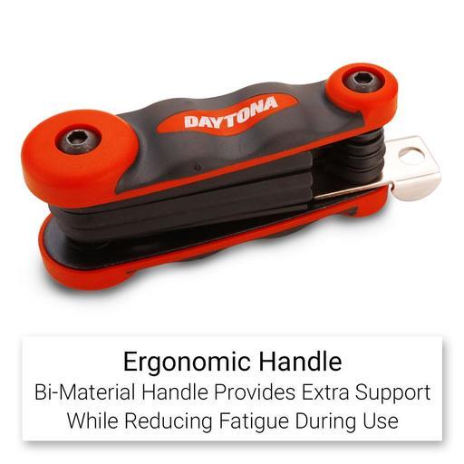 Daytona D9FHXAF 9pce Folding Hex Key Imperial Wrench Set – image 5