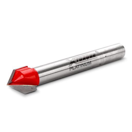 Xtorque XP9514 Platinum 9.55mm V Grooving 1/4" Shank Router Bit – image 2