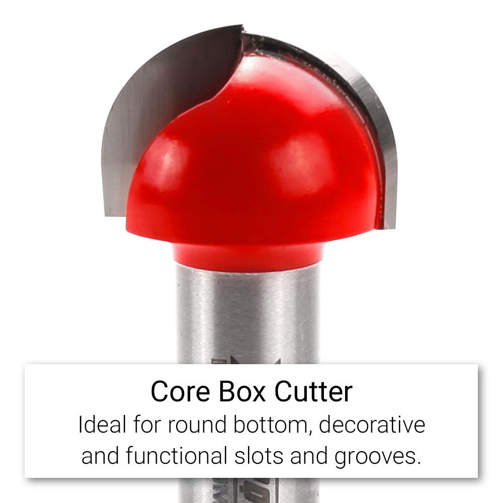 Xtorque XP25CB Platinum 25.4mm Core Box 1/2" Shank Router Bit