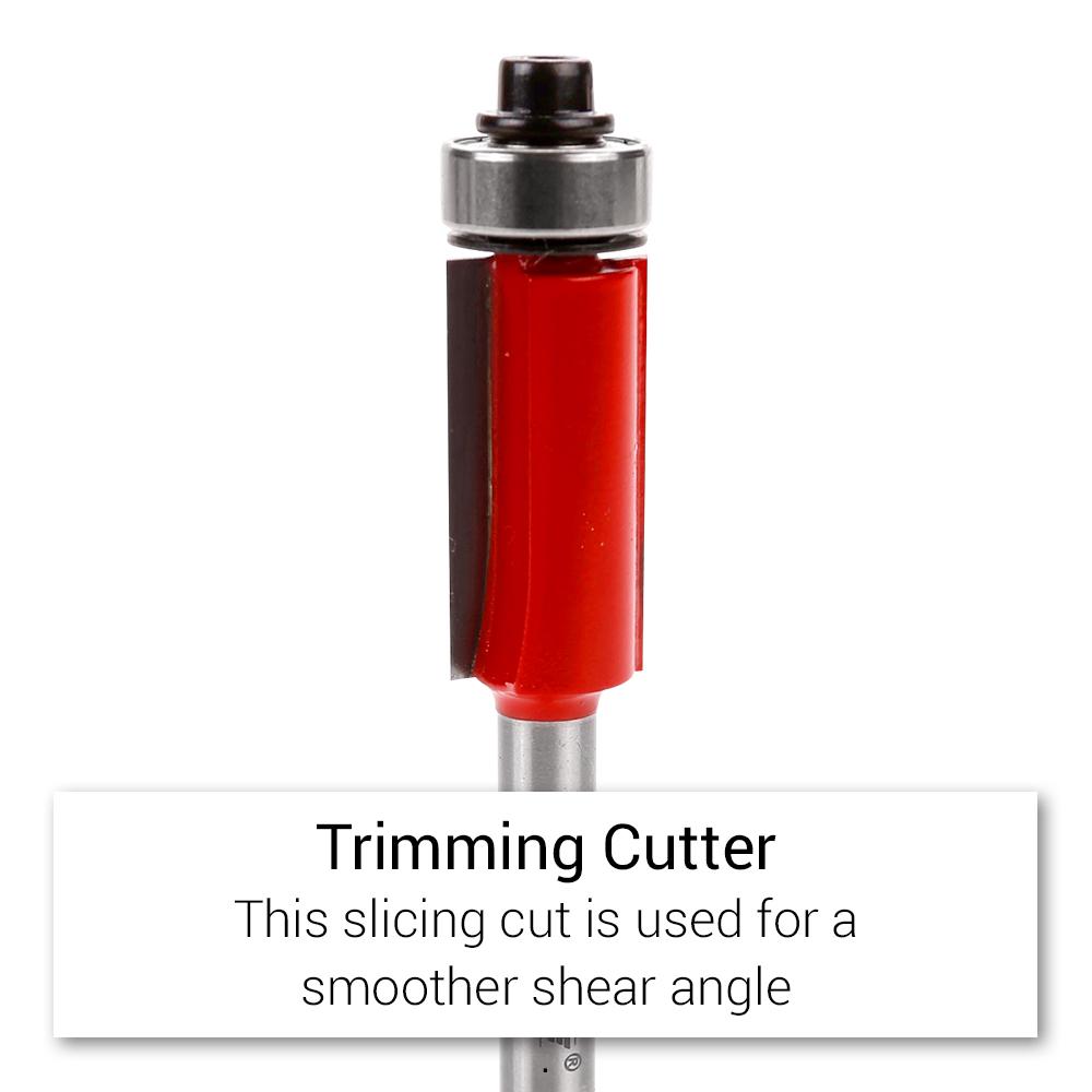 Xtorque XP1274 Platinum 12.7mm Straight Trim 1/4" Shank Router Bit – image 3