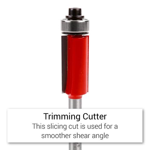 Xtorque XP1274 Platinum 12.7mm Straight Trim 1/4" Shank Router Bit – image 3