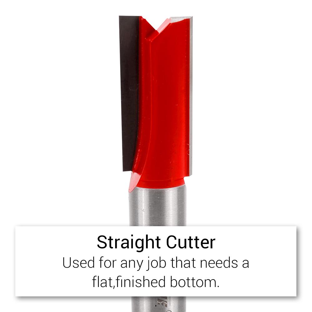 Xtorque XP1512 Platinum 15mm Straight Double Flute 1/2" Shank Router Bit – image 3