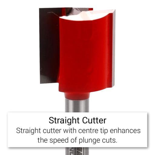 Xtorque XP19ET Platinum 19mm Straight With End Tip Double Flute 1/4