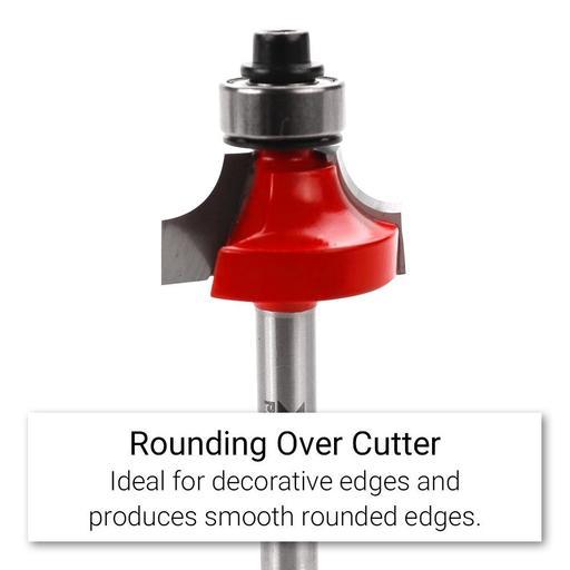 Xtorque XP63RO Platinum 6.3mm Radius Rounding Over 1/4" Shank Router Bit – image 3