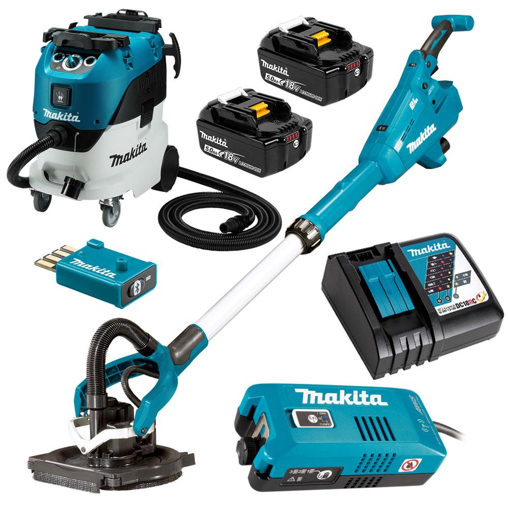 Makita DSL800RTVC42M 18V 5.0Ah Liion Cordless Brushless AWS 225mm (8