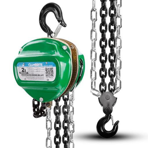 Climbrite CB6M2T 6M 2000kg Chain Block – image 2