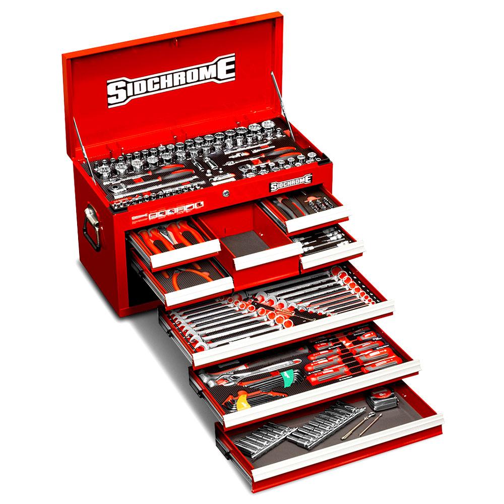 Sidchrome SCMT10158 204pce Metric & AF 8 Drawer Tool Chest Kit – image 2