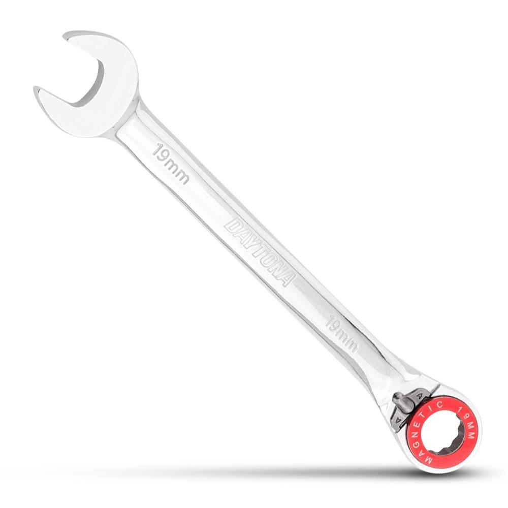 Daytona DMIRM17 17pce Premium Metric Imperial Reversible Ratchet With Magnetic Stop Ring Combination Spanner Set – image 4