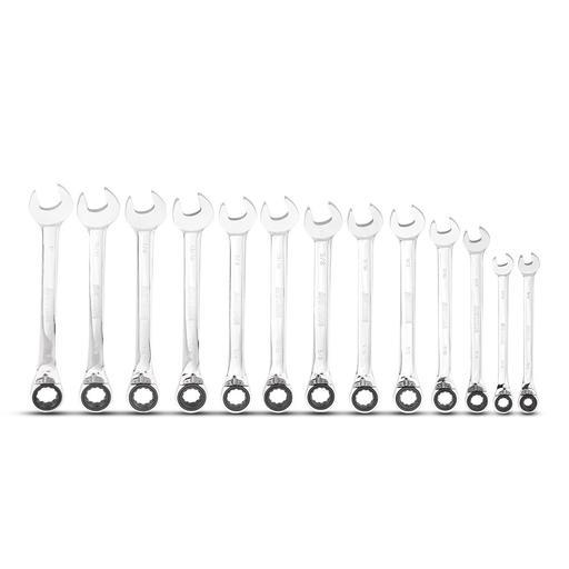 Daytona DIRR13 13pce Premium 72-Tooth Imperial Reversible Ratchet Combination Spanner Set – image 2