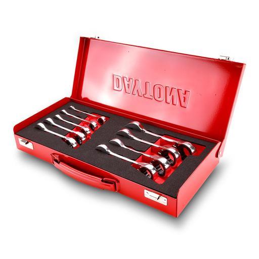 Daytona DISRR9 9pce Premium 72-Tooth Imperial Stubby Reversible Ratchet Combination Spanner Set