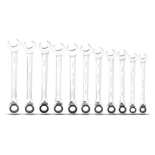 Daytona DMIRR17 17pce Premium 72-Tooth Metric Imperial Reversible Ratchet Combination Spanner Set – image 2