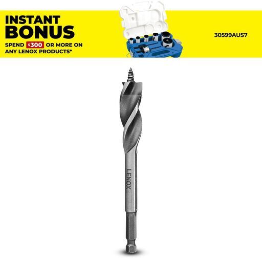 Lenox 1094706A1016 5/8" Bi-Metal Utility Wood Drill Bit