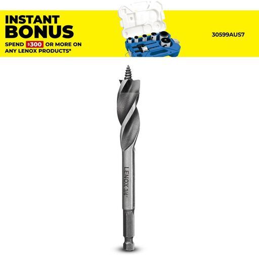 Lenox 1094806A1216 3/4" Bi-Metal Utility Wood Drill Bit
