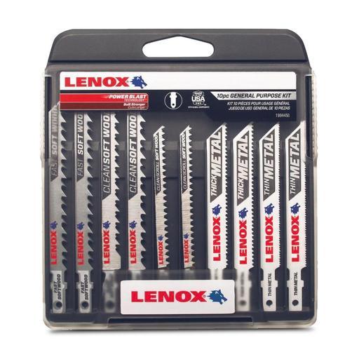 Lenox 1994458 10pce General Purpose Jig Saw T-Shank Kit With Case – image 2