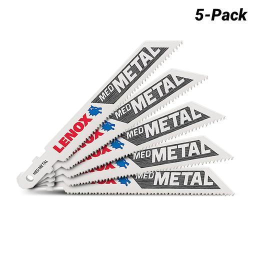 Lenox 1991572 5-Pack 92.2mm x 9.5mm x 0.9mm Metal Cutting Jig Saw Blade – image 2