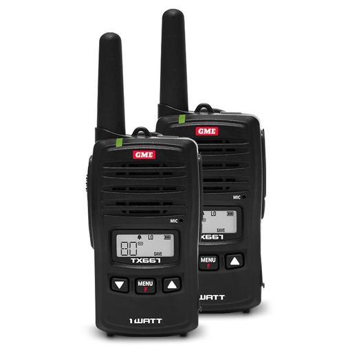 GME TX667TP 2-Pack 1W UHF CB Handheld Radio – image 2