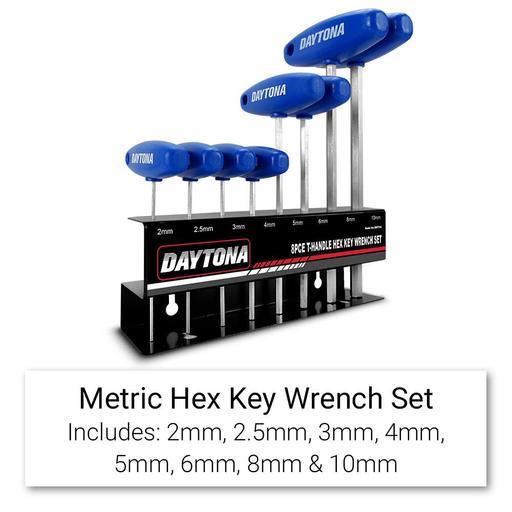 Daytona D8PTHX 8pce T-Handle Hex Key Metric Wrench Set – image 2