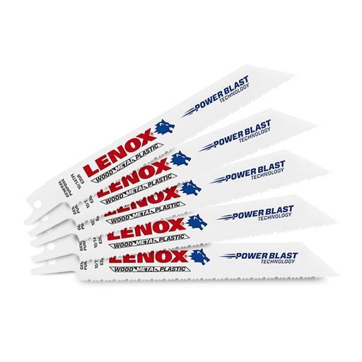 Lenox 12129635R 5-Pack 152 x 19 x .9mm 10/14TPI General Purpose Bi-Metal Reciprocating Saw Blades – image 4