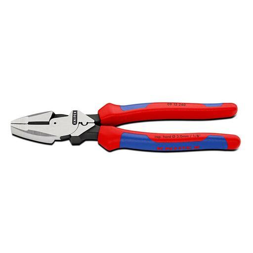 Knipex 0912240SB 240mm Linesman Pliers with Grip Zone
