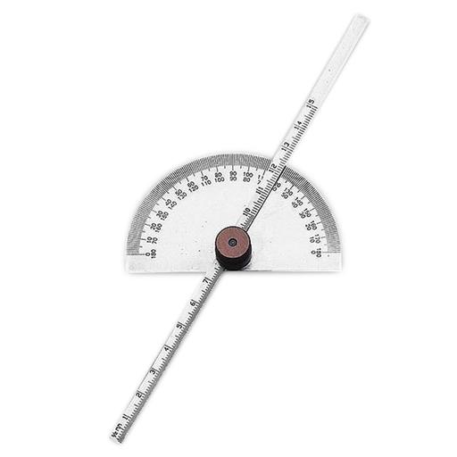 Groz GZ-01221 (PDG/6) 150mm (6") Gauge & Round Head Protractor
