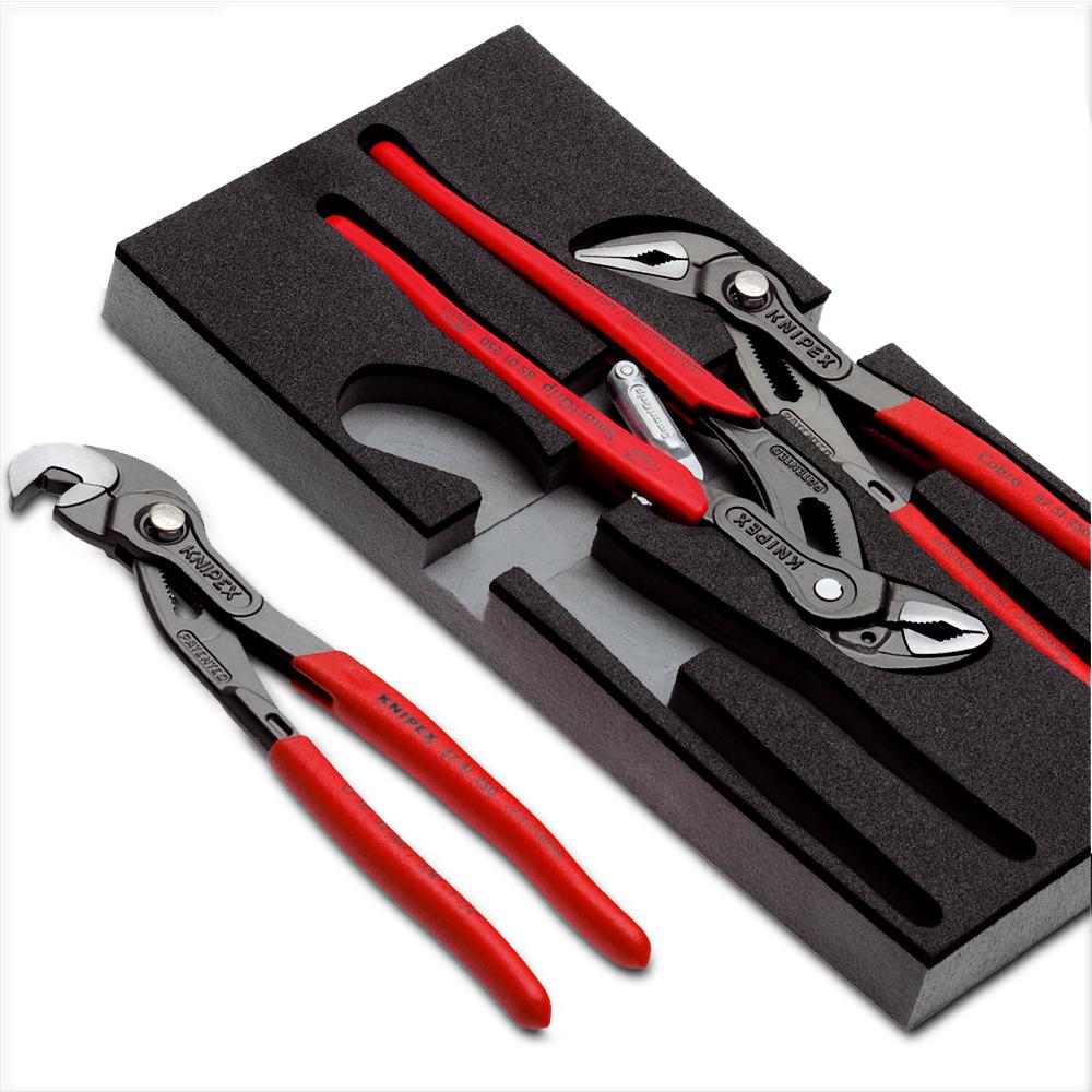 Knipex 002001V02 6pce Internal & External Circlip Plier Set with EVA Foam Tray – image 2