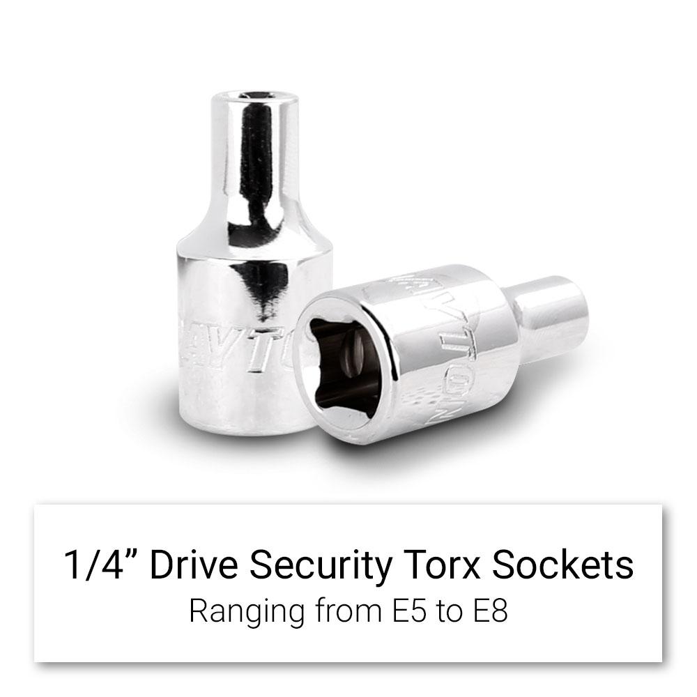Daytona D12ETS 12pce 1/4" & 3/8" E-Drive Socket E5-E20 Female Torx Socket Set – image 3