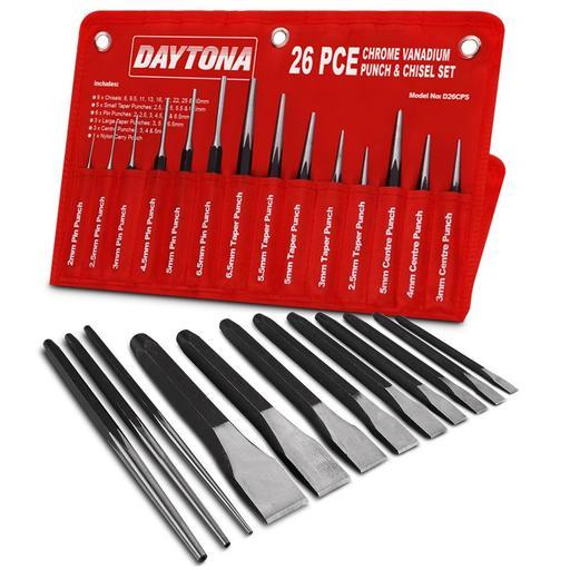 Daytona D26CPS 26pce Chrome Vanadium Cold Punch & Chisel Set – image 2