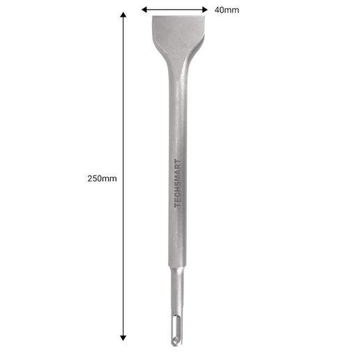 Techsmart T40FC 250mm x 40mm SDS-PLUS Flat Chisel – image 2