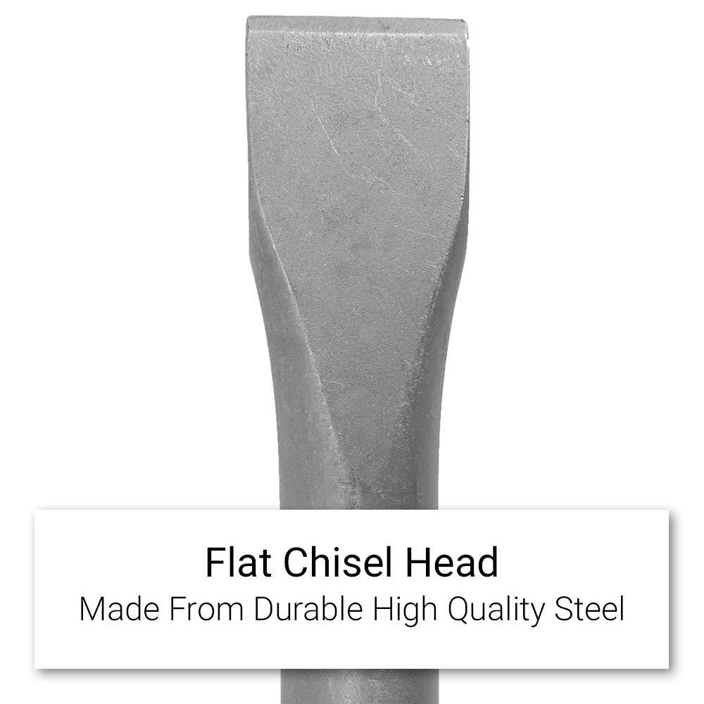 Techsmart T40HFC 400mm x 35mm 30mm Hex Shank Flat Chisel – image 4