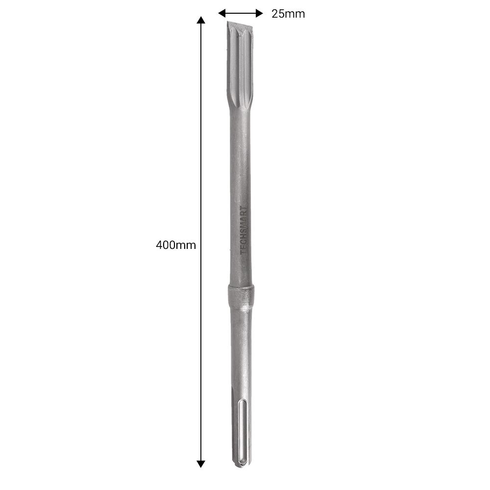 Techsmart T400FC 400mm x 25mm SDS-MAX Self Sharpening Flat Chisel – image 2