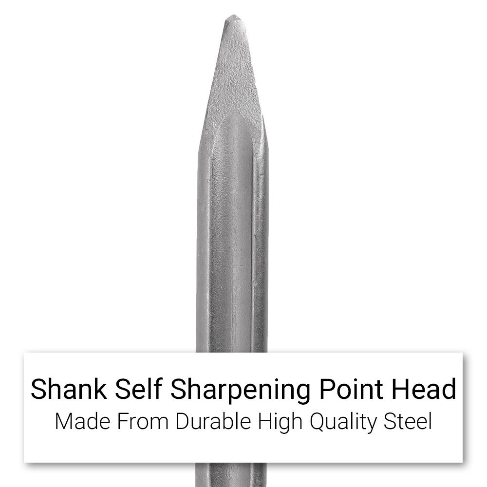 Techsmart T400PC 400mm x 30mm Hex Shank Self Sharpening Point  – image 4