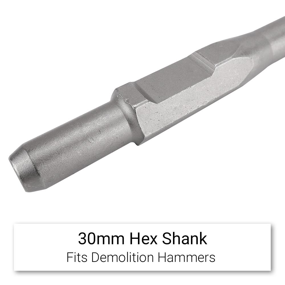 Techsmart T400PC 400mm x 30mm Hex Shank Self Sharpening Point  – image 3