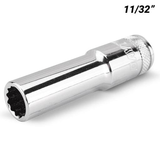 Daytona DI381132DS 3/8" Drive 12 Point 11/32" AF Imperial Deep Socket