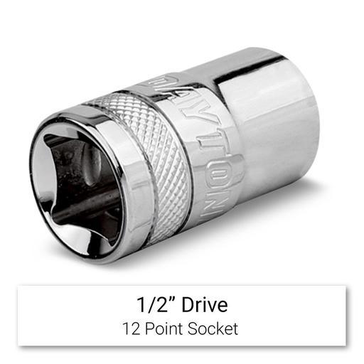 Daytona D12AFSET 14pce 1/2" Drive 12 Point 3/8"-1-3/16" AF Imperial Socket Set – image 2