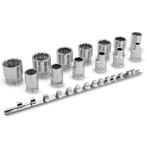 Daytona D38AFSET 13pce 3/8" Drive 12 Point 1/4"-3/4" AF Imperial Socket Set