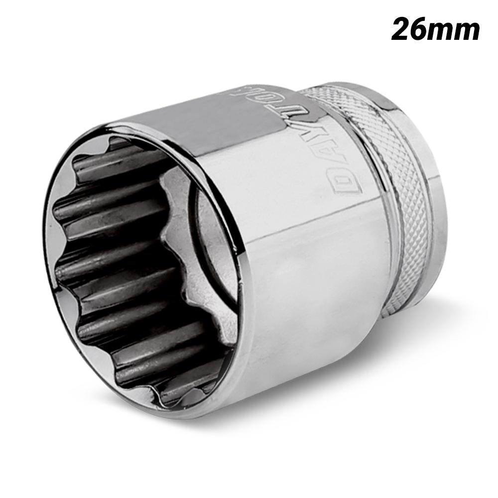 Daytona D1226SS 1/2" Drive 12 Point 26mm Metric Socket – image 1