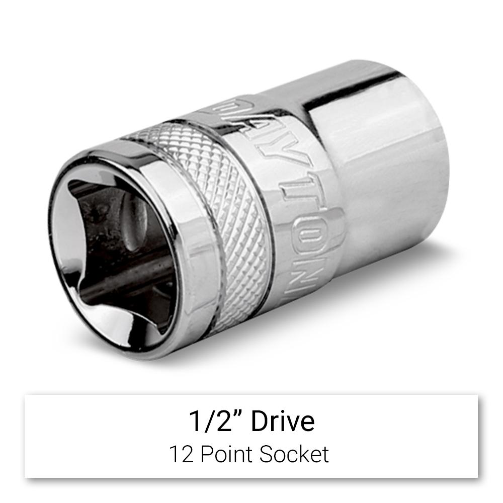 Daytona D1213SS 1/2" Drive 12 Point 13mm Metric Socket – image 3