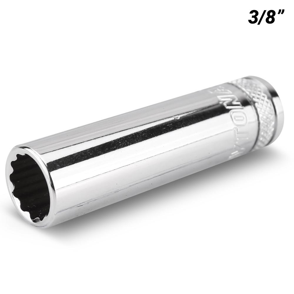 Daytona D1438DS 1/4" Drive 12 Point 3/8" AF Imperial Deep Socket – image 1