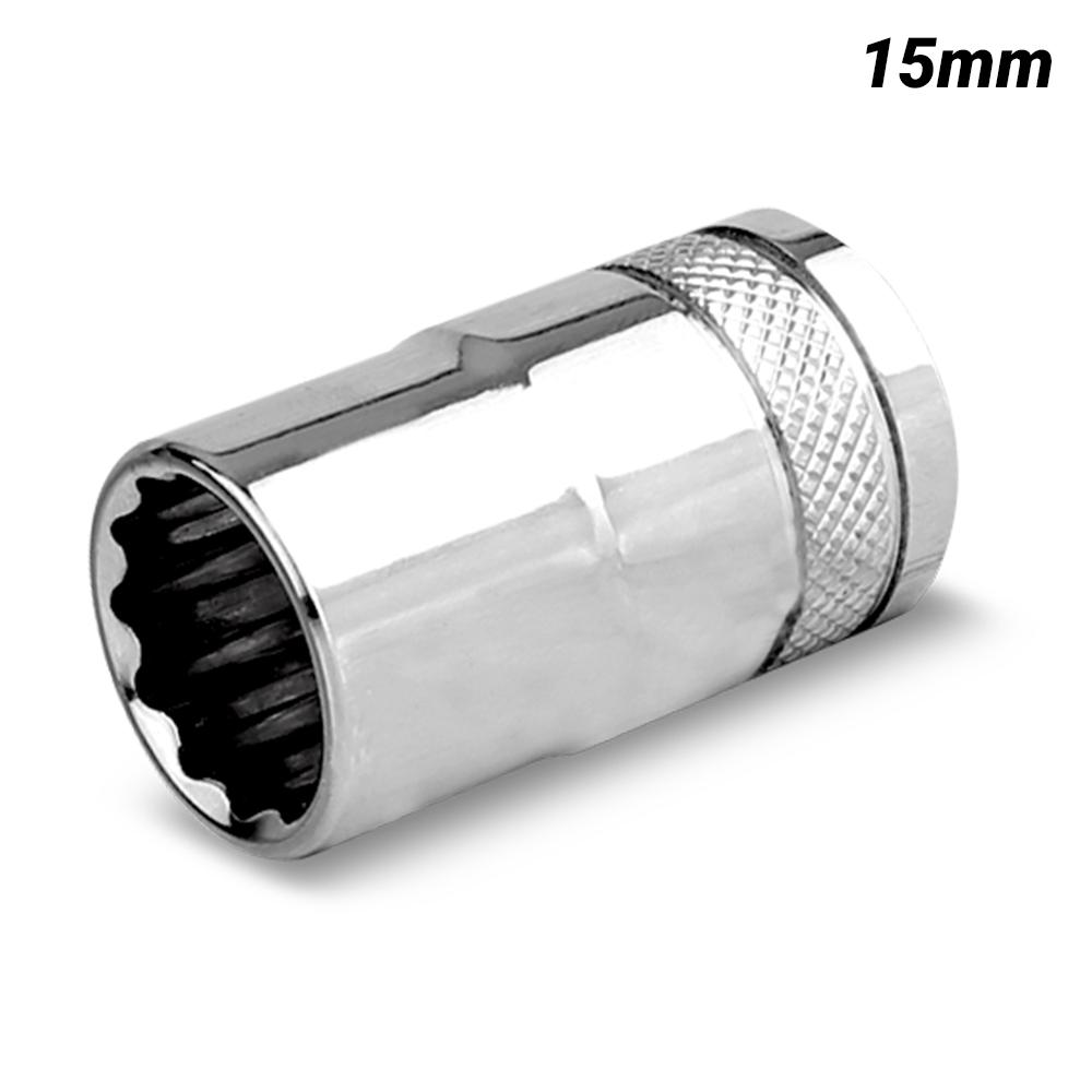 Daytona D1215SS 1/2" Drive 12 Point 15mm Metric Socket – image 1