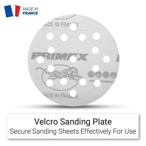 Primex 7105 10-Pack 125mm (5") 17 Hole Premium Aluminium Oxide 120 Grit Sanding Discs - MADE IN FRANCE – image 3