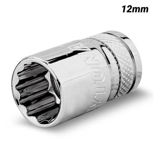 Daytona D3812SS 3/8" Drive 12 Point 12mm Metric Socket