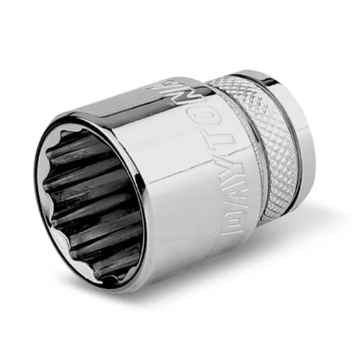 Daytona DI38916SS 3/8" Drive 12 Point 9/16" AF Imperial Socket – image 2
