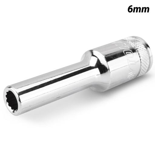 Daytona D386DS 3/8" Drive 12 Point 6mm Metric Deep Socket