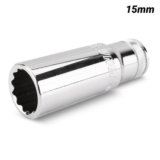 Daytona D3815DS 3/8" Drive 12 Point 15mm Metric Deep Socket